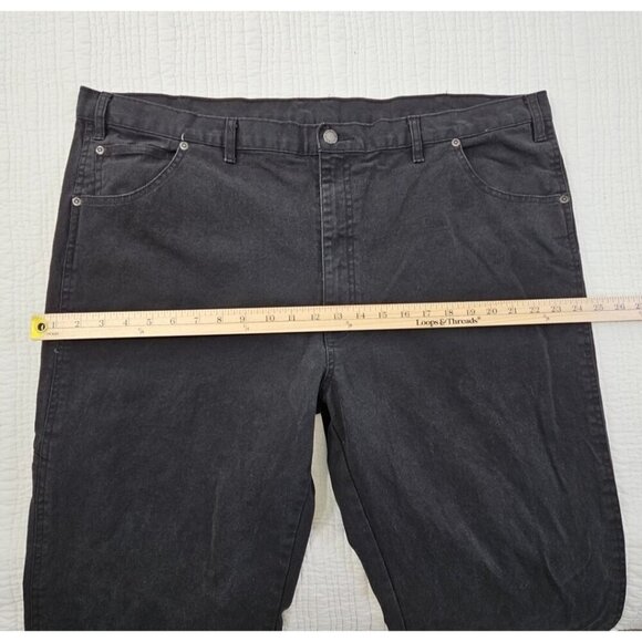 Dickies Men's 44x30 Flex Tough Max Technology Stretch Pants Black Straight Leg - Picture 11 of 16